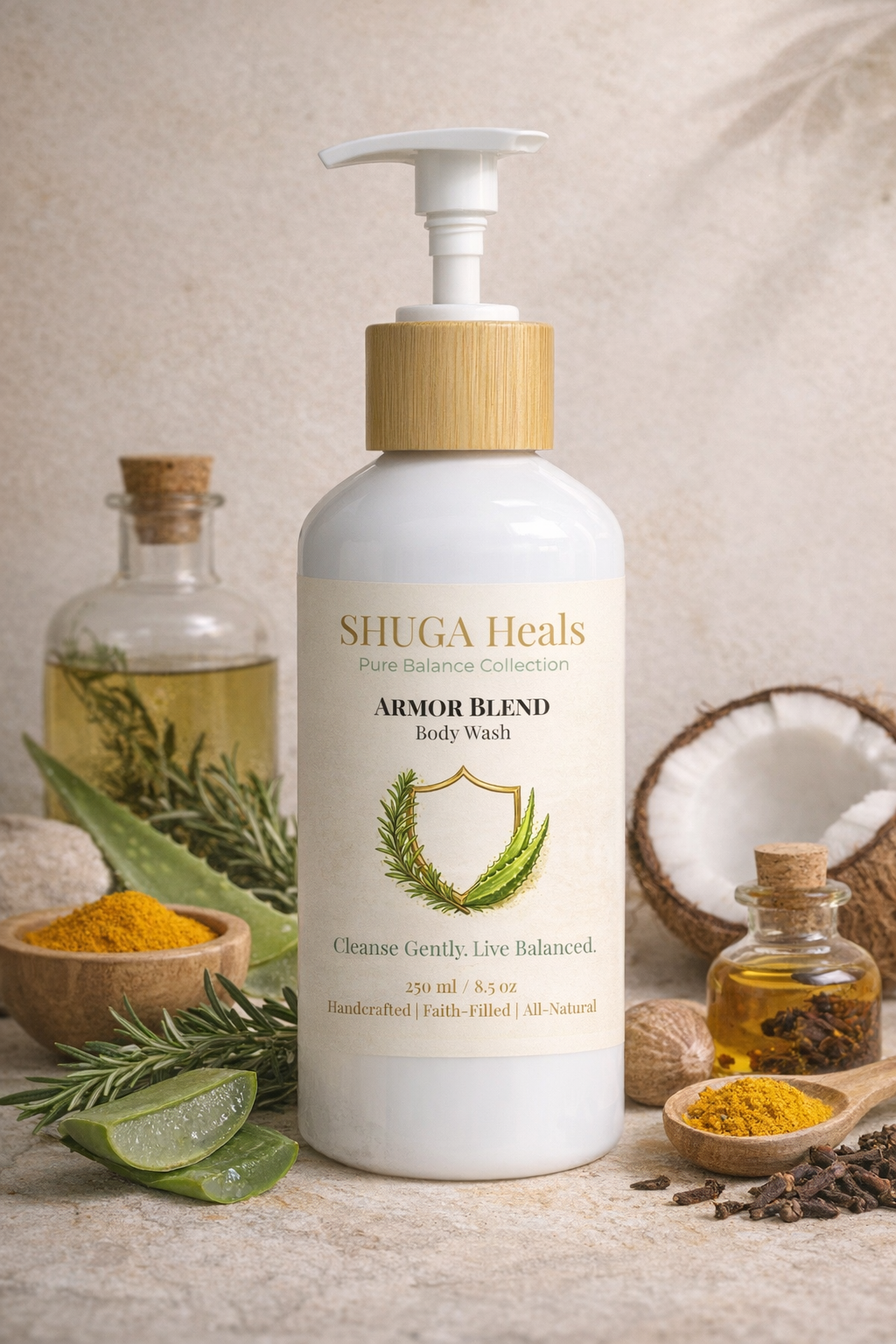 Armor Blend – Protective Natural Body Wash for Protection and Strength by SHUGA