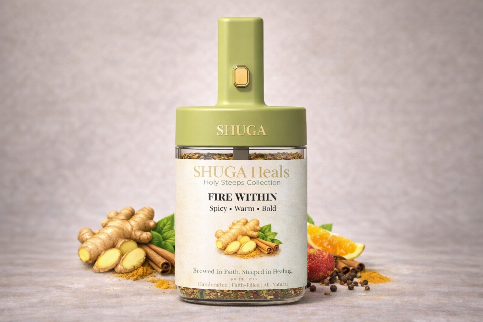 Fire Within – Detox Herbal Tea for Cleansing, Energy and Metabolism Support by SHUGA
