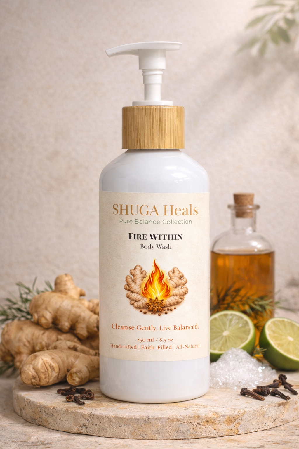 Fire Within – Energizing Natural Body Wash for Revitalizing and Refreshing Skin by SHUGA
