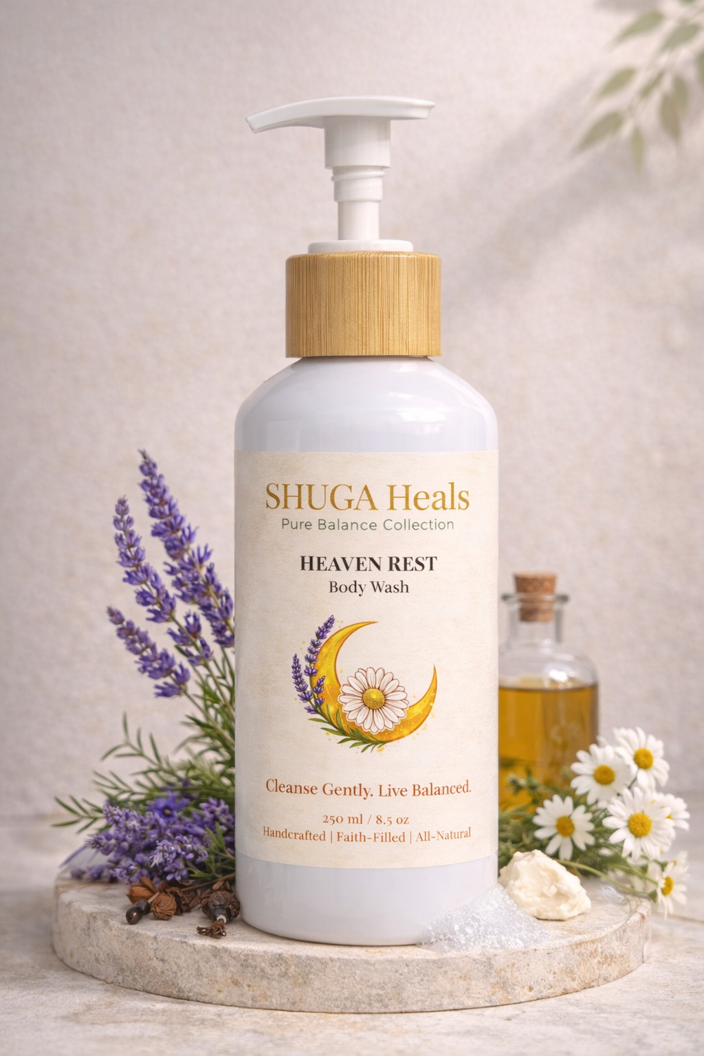 Heaven Rest – Relaxing Natural Body Wash for Calm, Soothing Skin by SHUGA