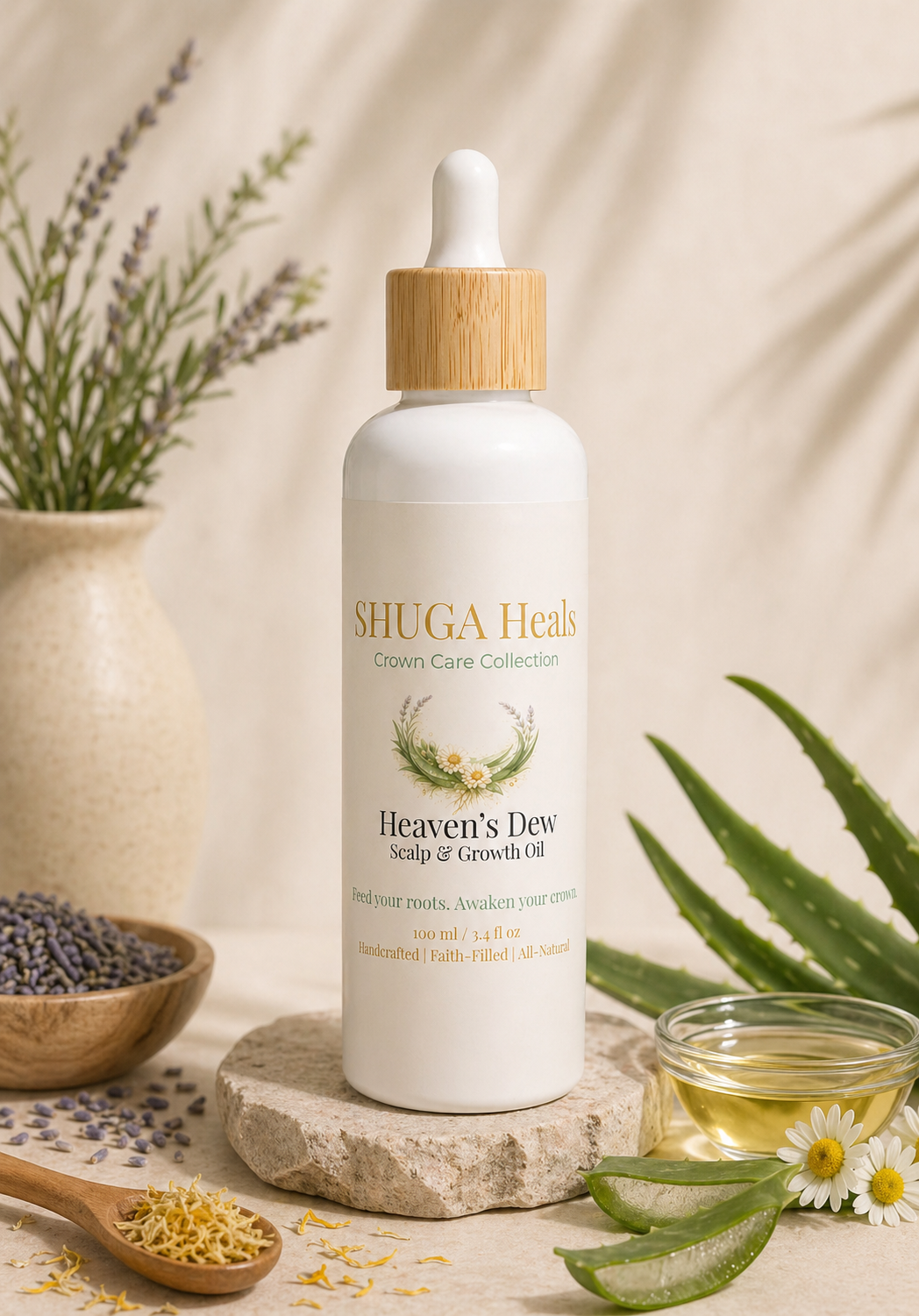 Heaven’s Dew – Scalp Treatment Oil for Hydration, Soothing Care and Healthy Hair Growth by SHUGA