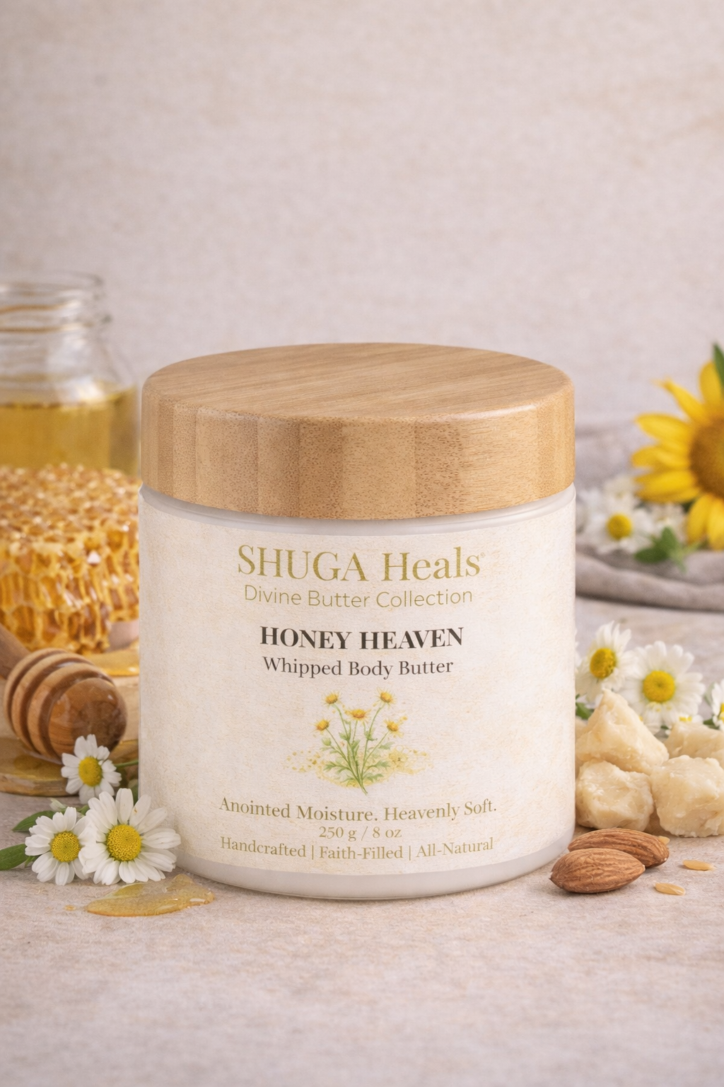 Honey Heaven – Honey Whipped Body Butter for Deep Hydration, Softness and Nourished Skin by SHUGA