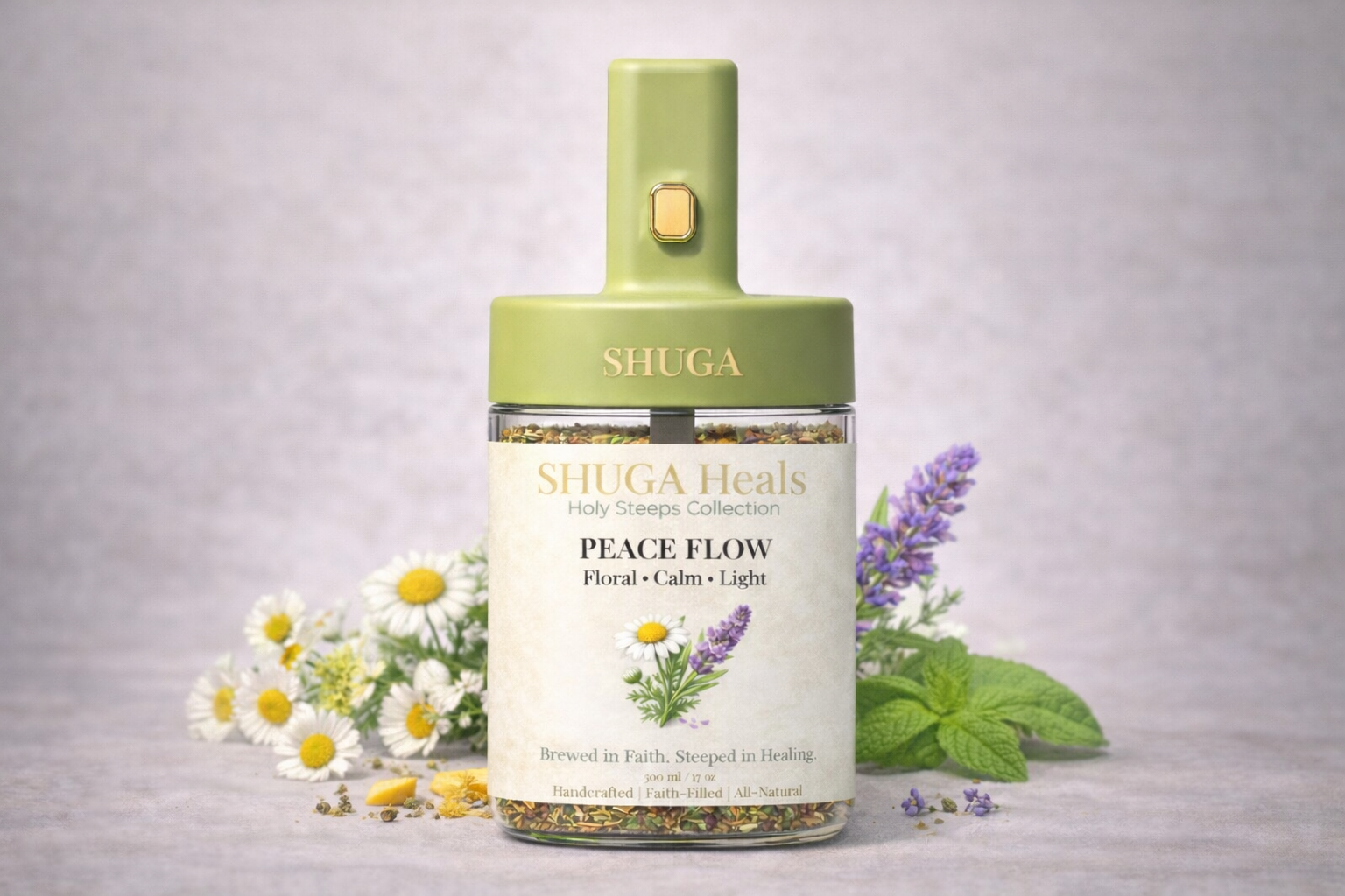 Peace Flow – Calming Herbal Tea for Relaxation, Stress Relief and Inner Balance by SHUGA
