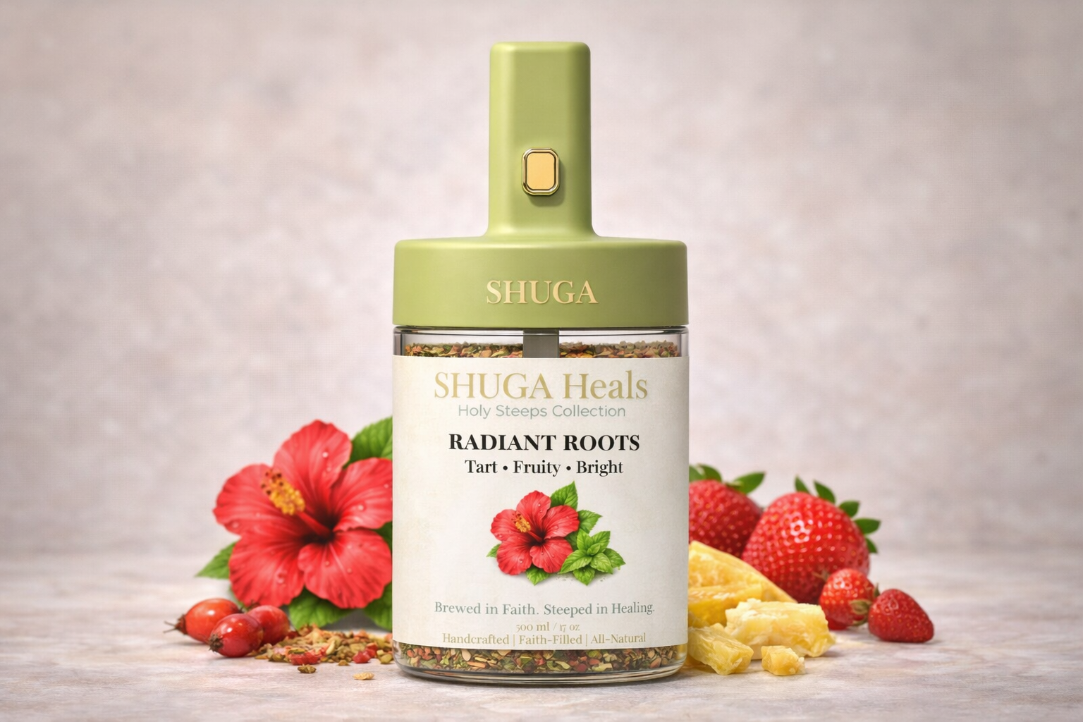 Radiant Roots – Herbal Tea for Gut Health to Support Digestion and Daily Balance by SHUGA